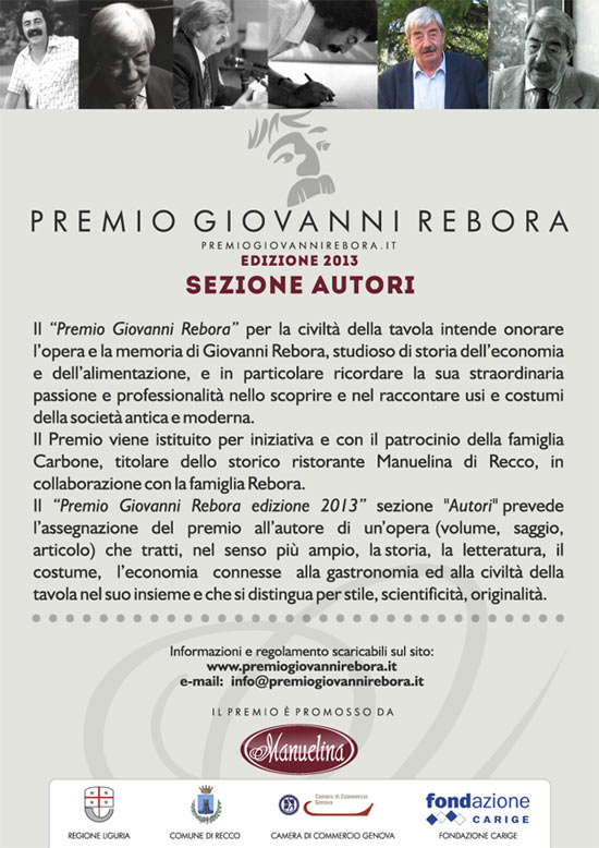 Premio Giovanni Rebora 2013